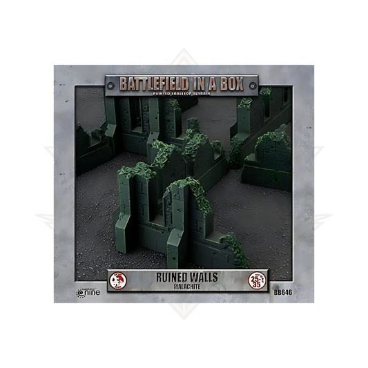 Battlefield in a Box: Gothic Battlefields: Ruined Walls - Malachite (x5)