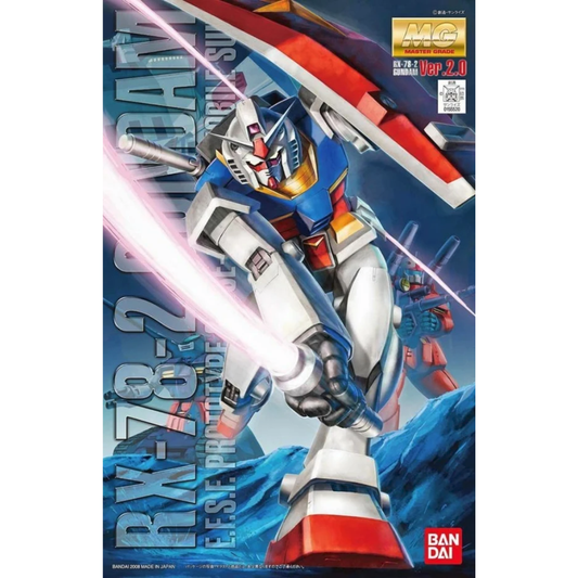 Bandai MG RX-78-2 Gundam Ver 2.0 model kit box art