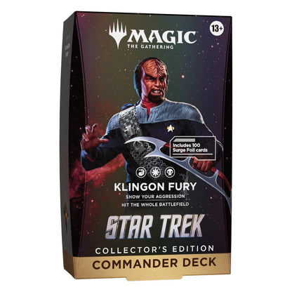 Magic: The Gathering Star Trek Collector's Edition Klingon Fury Commander Deck