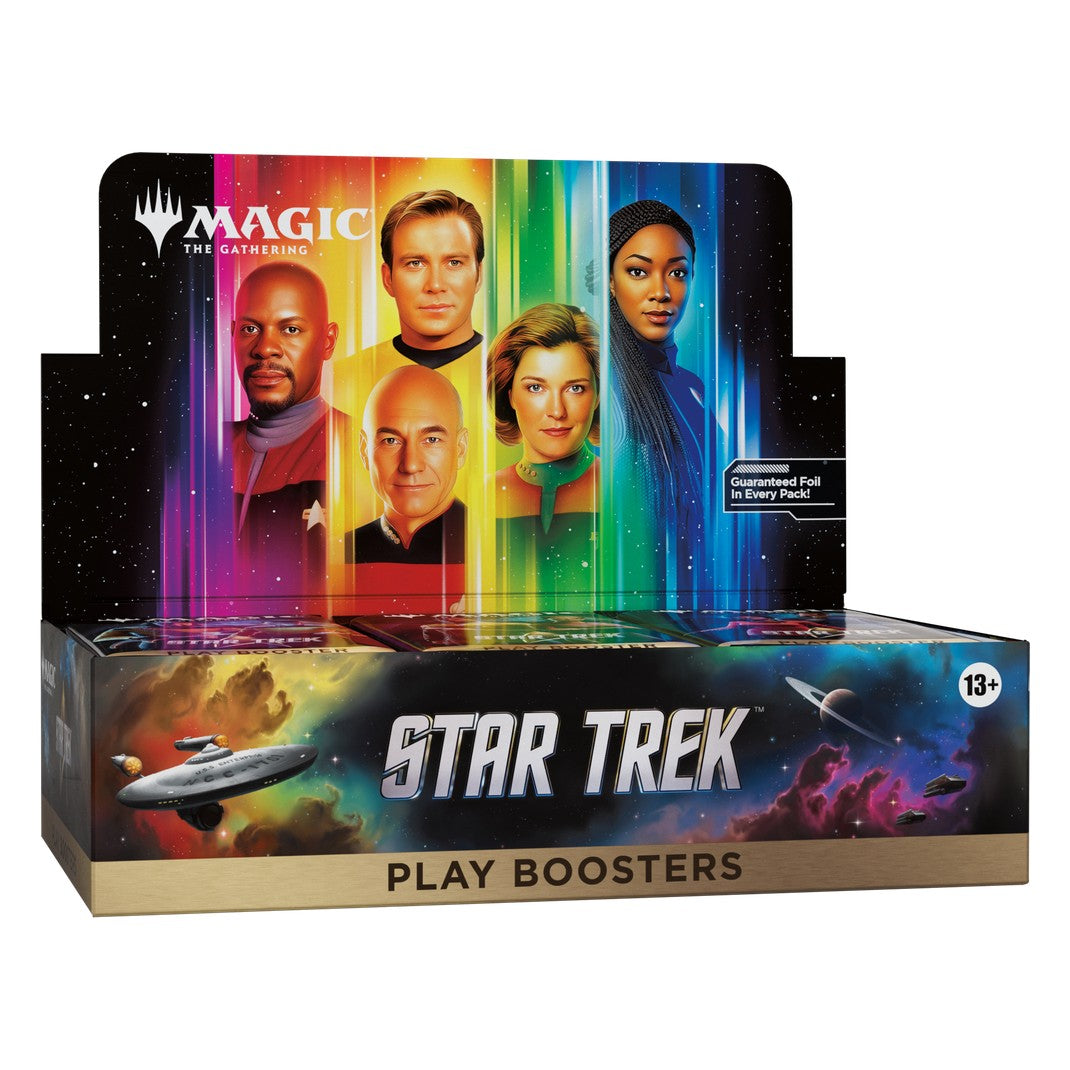 Magic: The Gathering Star Trek Play Booster Display open box with 30 play boosters