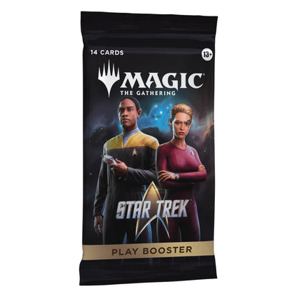 Magic: The Gathering Star Trek Play Booster pack with Tuvok and Seven of Nine artwork