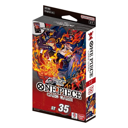 One Piece Card Game Starter Deck ST-31 to ST-36 packaging