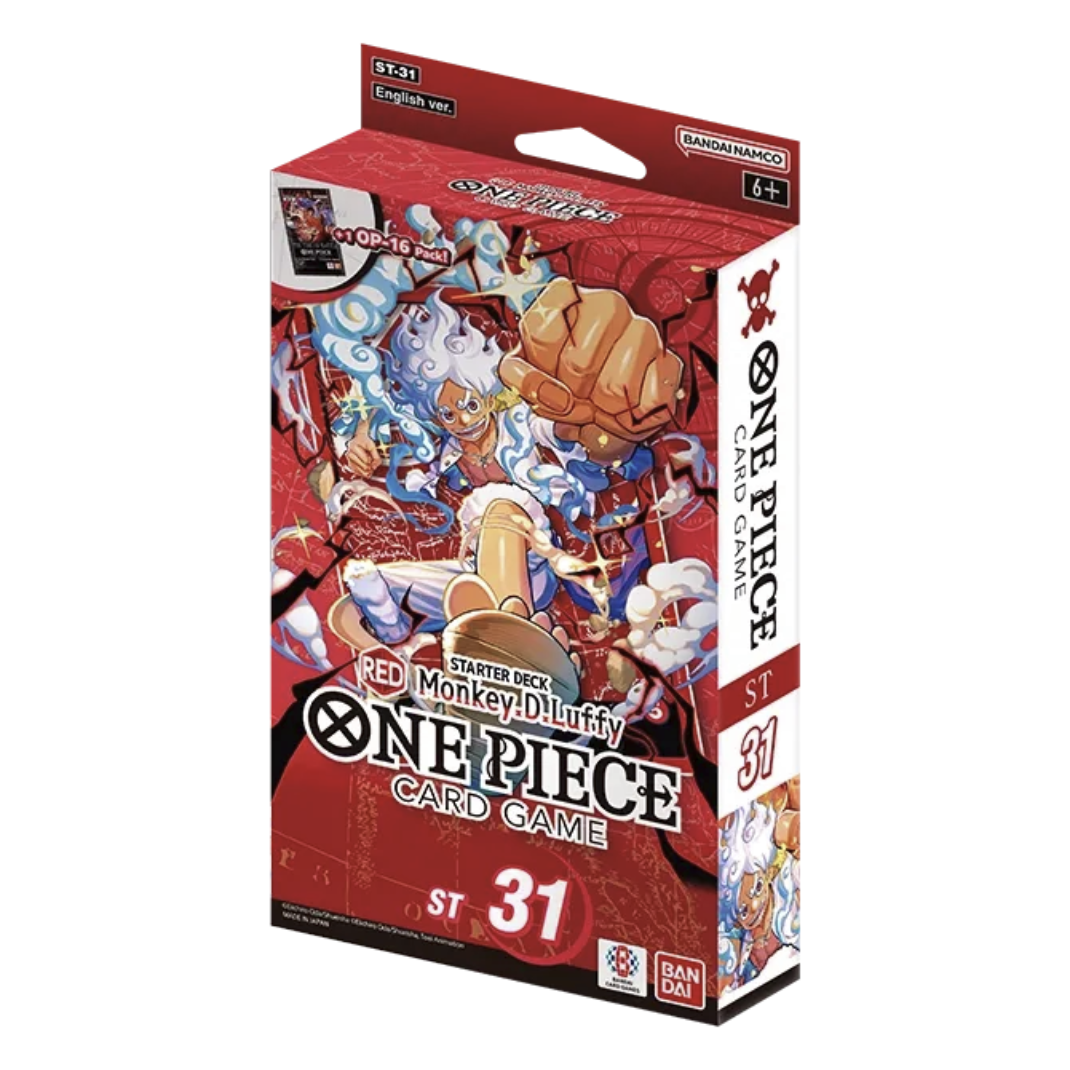 One Piece Card Game Starter Deck ST-31 to ST-36 packaging