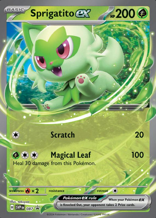 Image of Sprigatito ex Scarlet and Violet Promos (svp) #087