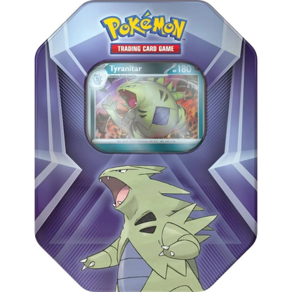 Pokémon TCG: Triple Whammy Tin — Darkrai / Slaking / Tyranitar | 3 Foil Cards + 3 Booster Packs