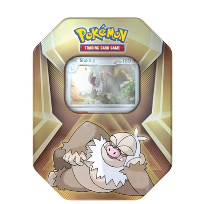 Pokémon TCG: Triple Whammy Tin — Darkrai / Slaking / Tyranitar | 3 Foil Cards + 3 Booster Packs