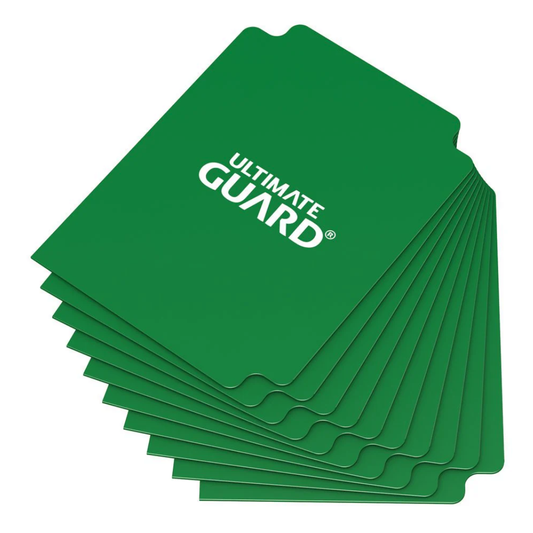Ultimate Guard Card Dividers Standard Size assorted colours Black Green Purple Yellow Clear 10 count polypropylene write-on index tab TCG organiser