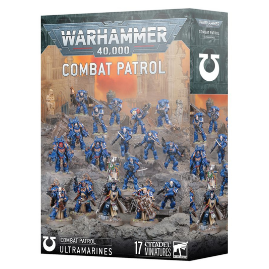 Combat Patrol: Ultramarines boxed set – Chief Librarian Tigurius, Aggressors, Bladeguard Veterans, Reivers, and Intercessors