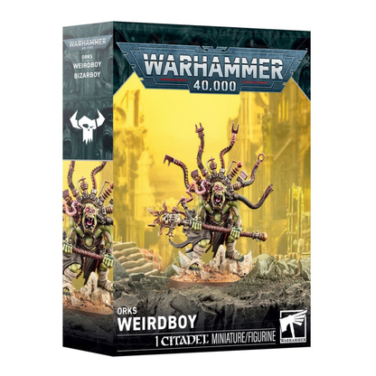 Warhammer 40000 Orks Weirdboy miniature box art