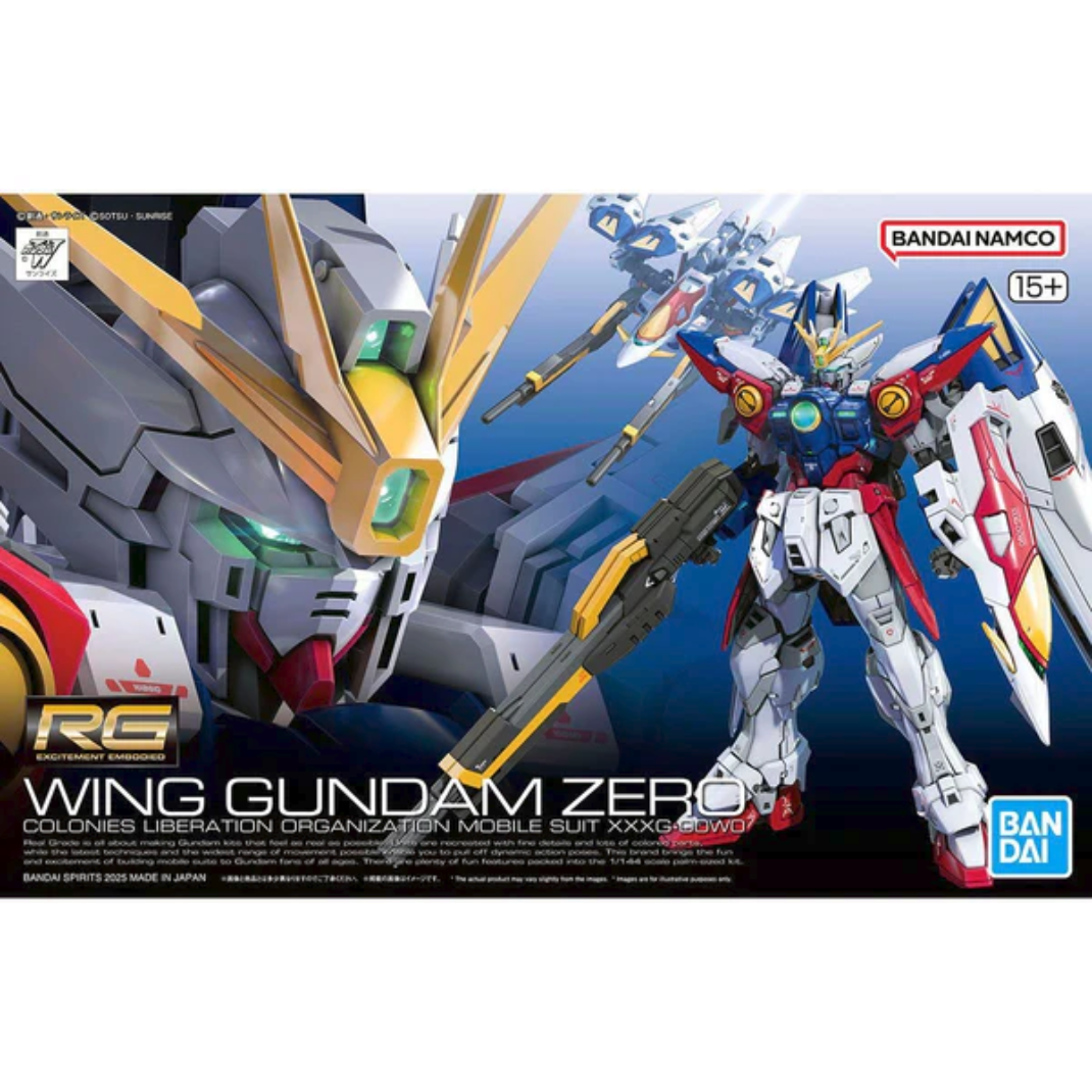 Bandai RG 1/144 Wing Gundam Zero EW model kit box art