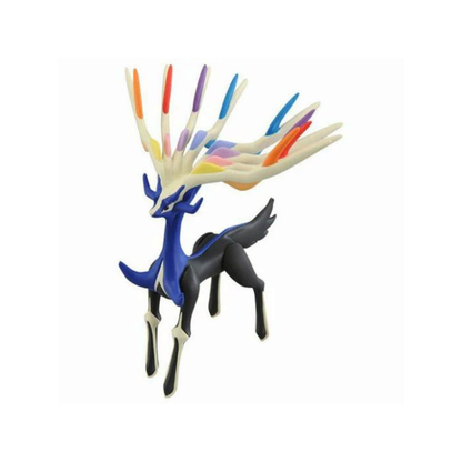 Bandai Pokemon Model Kit Select Series Xerneas poseable Legendary 127mm display stand included Kalos Fairy type Pokepla - Hobby Collectors Australia