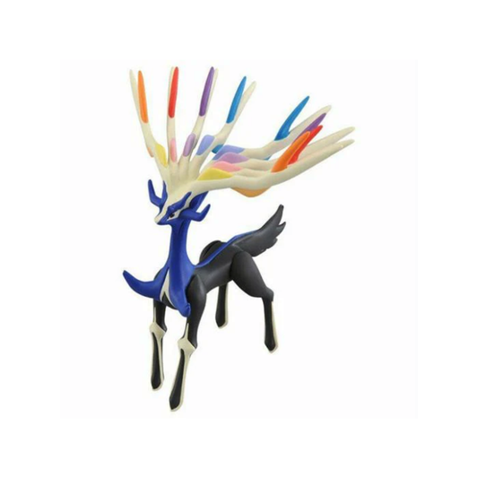 Bandai Pokemon Model Kit Select Series Xerneas poseable Legendary 127mm display stand included Kalos Fairy type Pokepla - Hobby Collectors Australia