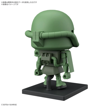 Bandai Gunpla-kun — 1/1 Zakupla-kun DX Set (With Runner Ver. Recreation Parts) | Zaku II Mini Kit